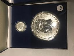 1964 Kennedy Half & 50th Annv. Medal