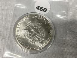 1986 Silver Eagle, UNC