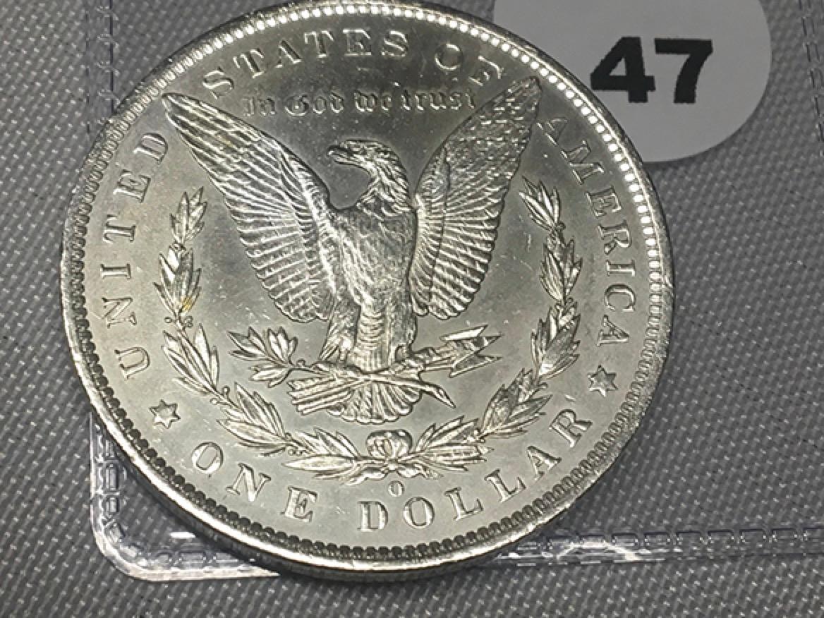 1885-O Morgan Dollar, AU