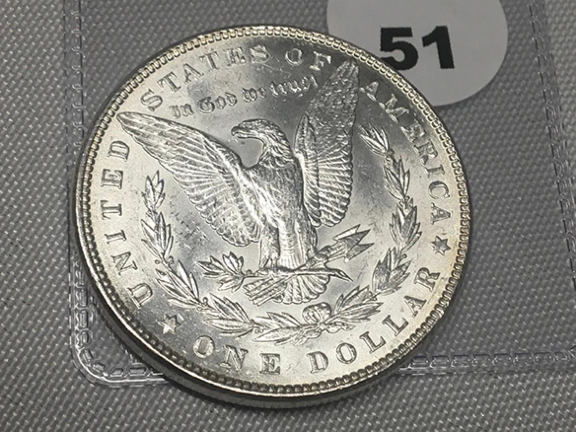 1885 Morgan Dollar, AU