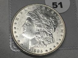 1885 Morgan Dollar, AU