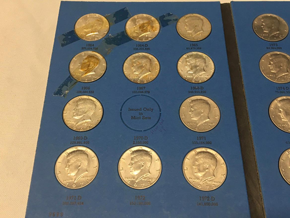 1964-1985 Kennedy Half Dollar Book (35 Coins)