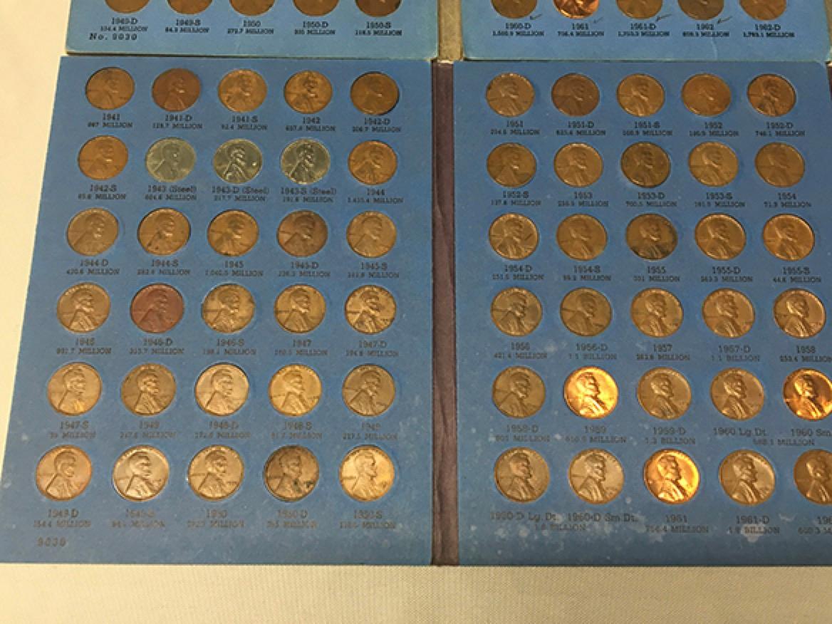 (2) 1941-1974 Lincoln Cent Books