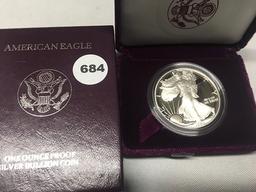 1991 Proof Silver Eagle