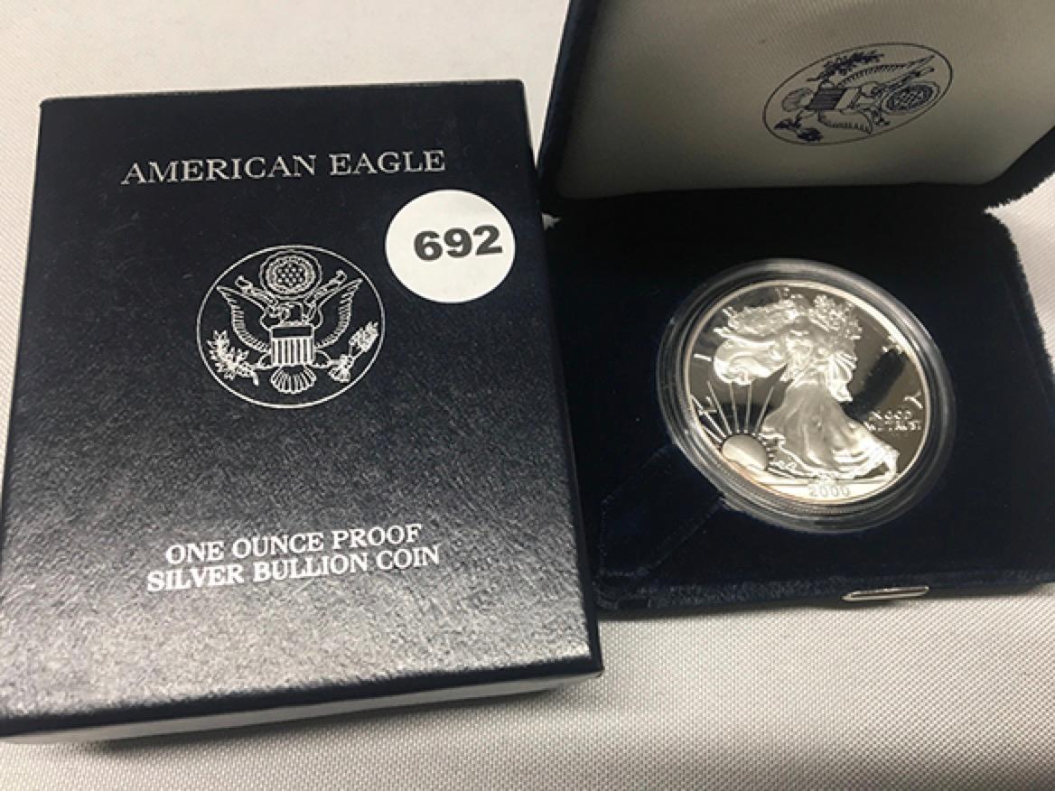 2000 Proof Silver Eagle