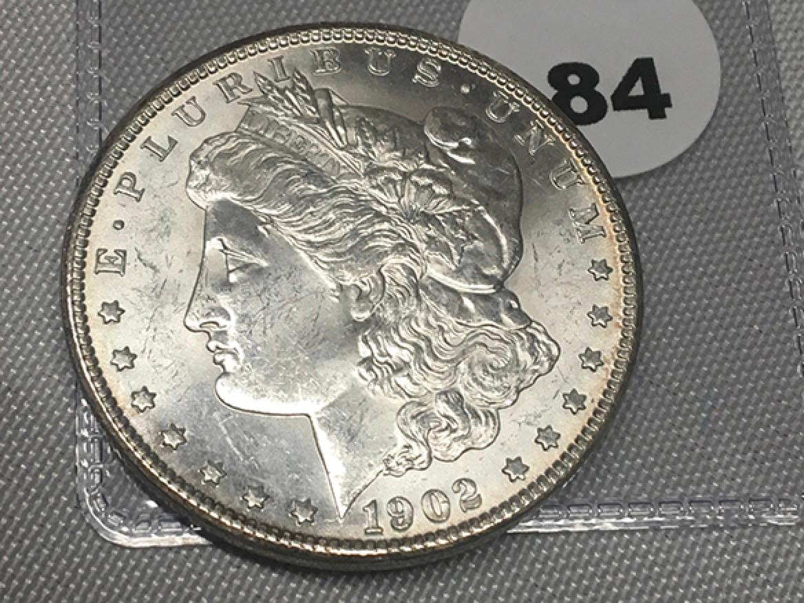 1902-O Morgan Dollar, AU