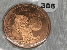 1oz Copper Christmas Wish