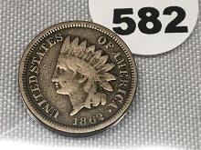 1862 Indian Head Cent