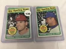 (2) 1969 Topps #420, 424