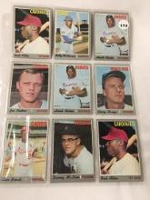 (9) 1970 Topps (2) 40, 170, 274, 330, 400, (2) 500, 508