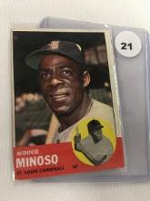1963 Topps Minnie Minoso #190