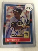 1988 Donruss Barry Bonds #326