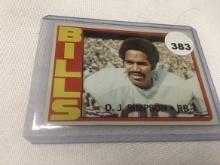 1972 Topps O.J. Simpson #160