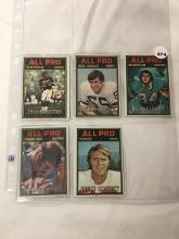 (5) 1974 Topps #123, 131, 132, 133, 138