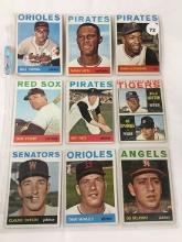 (9) 1964 Topps #28, 45, 161, 163, 246, 315, 410, 512, 539