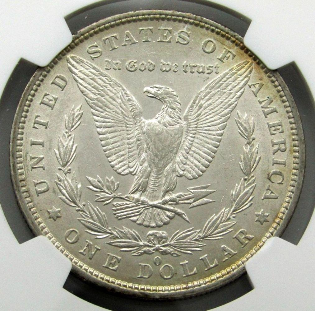 1879-O MORGAN SILVER $ NGC AU DETAILS