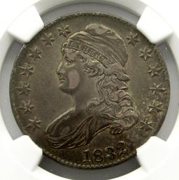 1832 BUST HALF DOLLAR NGC XF 45