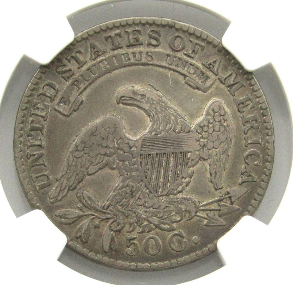 1834 BUST HALF DOLLAR NGC VF DETAILS