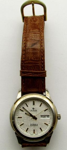 VINTAGE CROTON MIYOTA CO AUTOMATIC WRISTWATCH