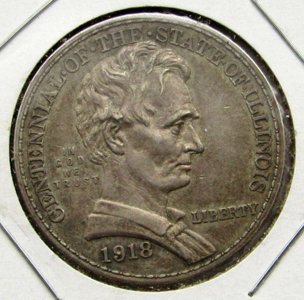 1918 ILLINOIS COMMEM HALF DOLLAR