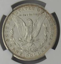 1878 CC MORGAN SILVER DOLLAR AU 53