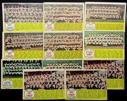 11-1958 TOPPS TEAM CARDS VG-VGEX