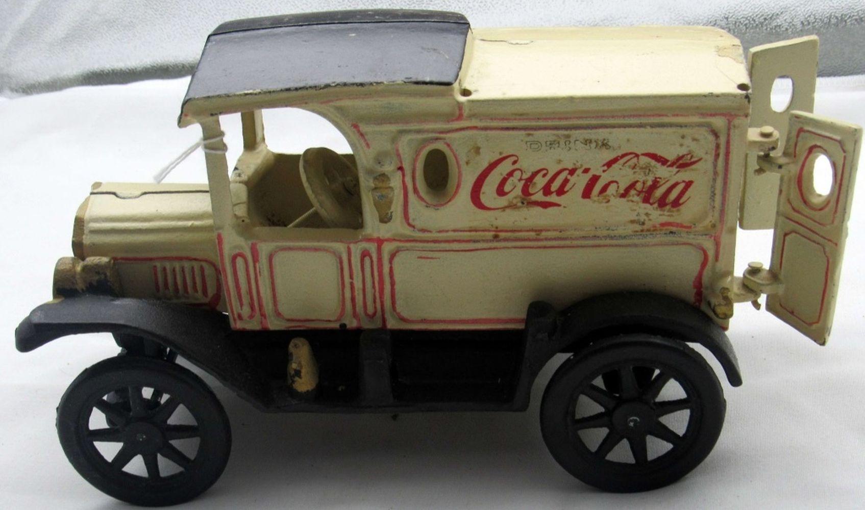 Vintage Cast Iron "DRINK COCA COLA" Delivery