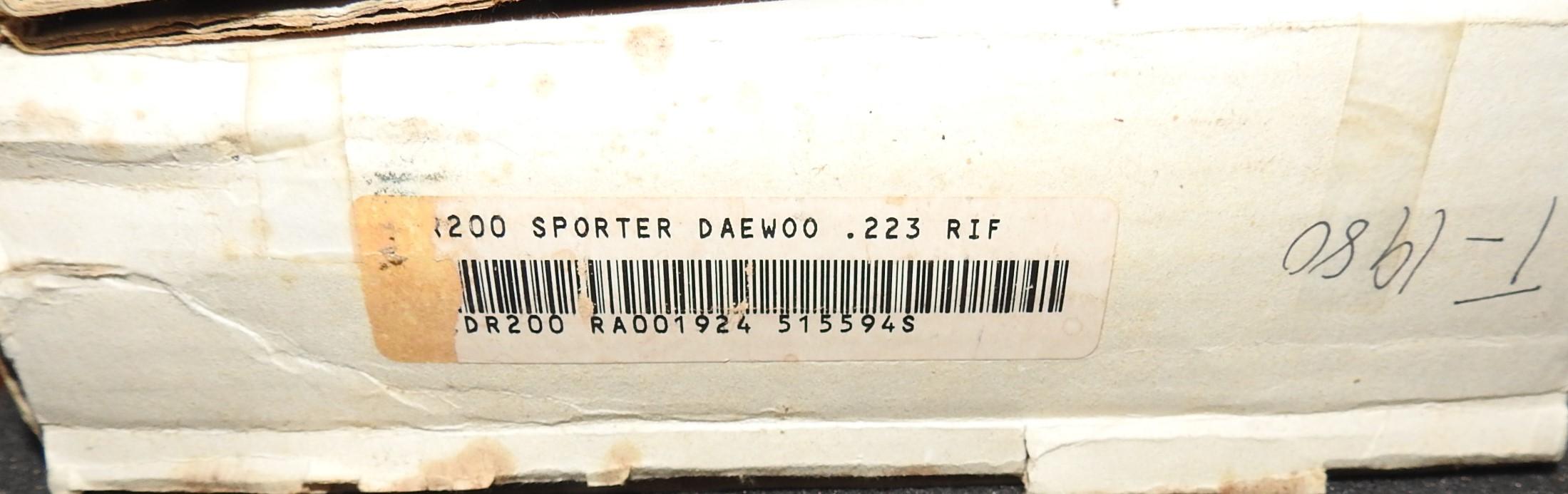 Daewoo Dr200 223 Rifle