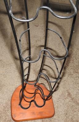 vintage curvy cd rack stand