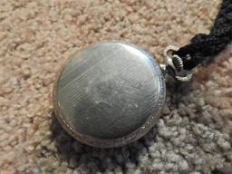 elgin pocket watch with strap