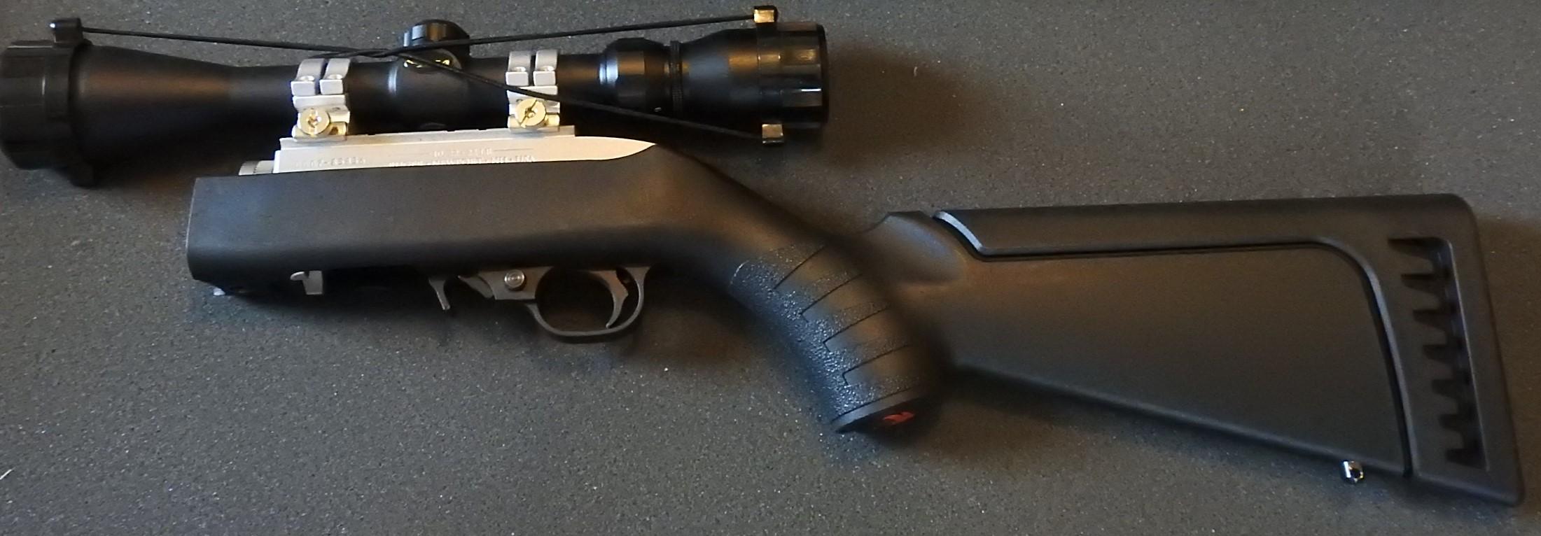 Ruger 22LR Take down with scope 1022