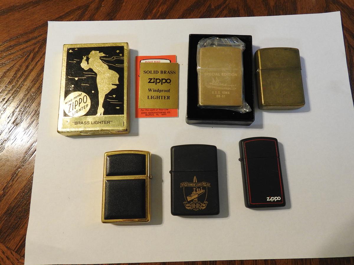 Lot of Zippo Lighters