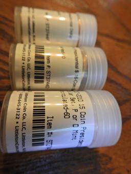 lot of 3 presidential dollar tubes