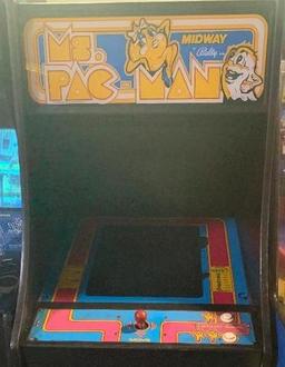 Multicade in Dedicated Ms. PacMan Cabinet