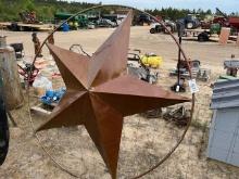 Large Metal Star Decor