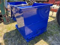 1CY Self Dumping Hopper Blue