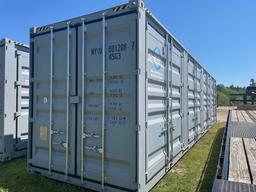 (1) Like New 40' Multi Door Shipping Container