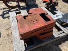 (6) IH Tractor Weights