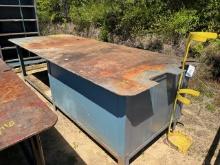 Large Metal Work/Welding Table w/ Tank Stand