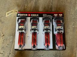 (4) Porter Cable Ratchet Straps