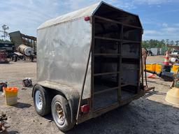 Small Stock Trailer Double Axle