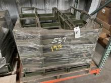 Pallet Of Green Tray Racks