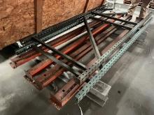 Set Of Pallet Racking w/ Wood