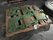 Pallet Of John Deere Weights