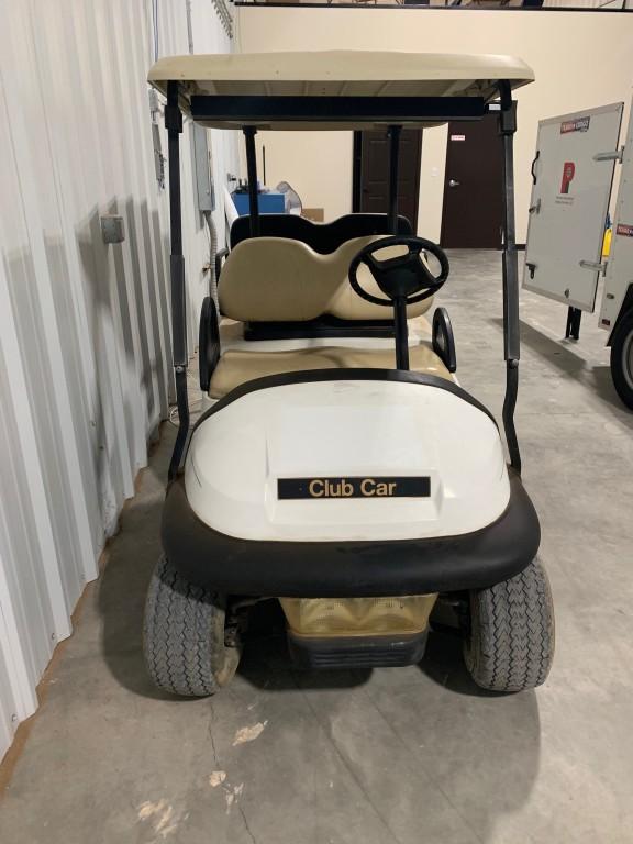 CLUB CAR 4-SEAT GOLF CART SN: PQ0823-911319 W/ FOLDING REAR SEAT, NEW BATTE