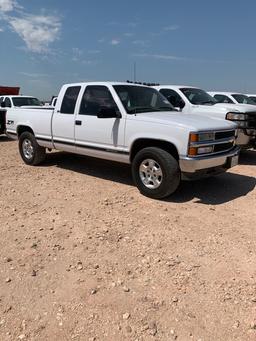 (X) 1997 GMC Z71 EXT CAB 4X4 PICKUP P/B V8 GAS ENGINE, AUTO TRANS., PS, PL,