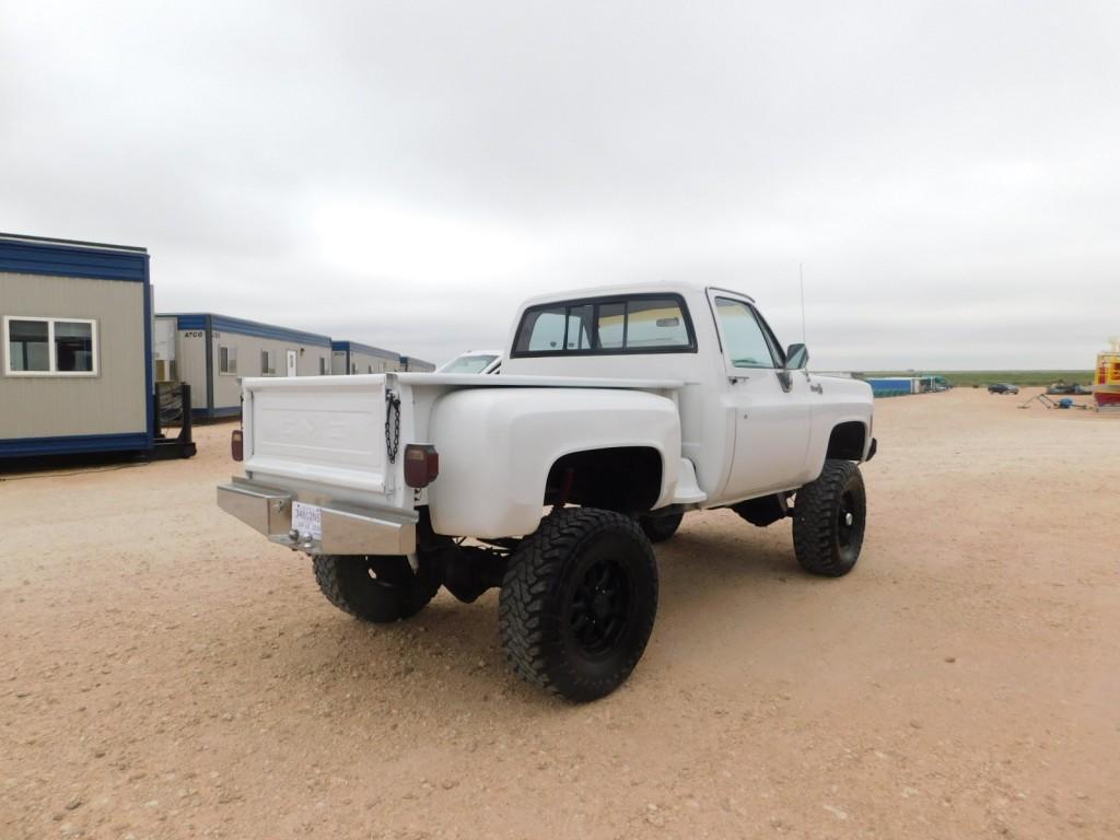 (X) 1979 GMC STEPSIDE 4X4 PICKUP P/B V8 GAS ENGINE, AUTO TRANS., P/S, 37 X