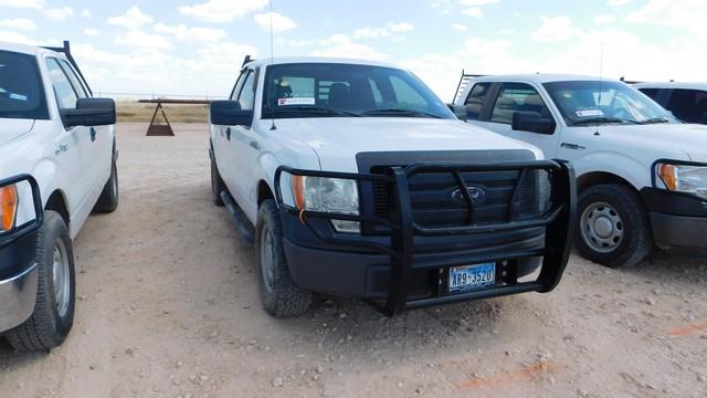 (X) (4636) 2010 FORD F150 2WD EXT CAB VIN- 1FTEX1C81AKE02897, P/B 5.0L GAS