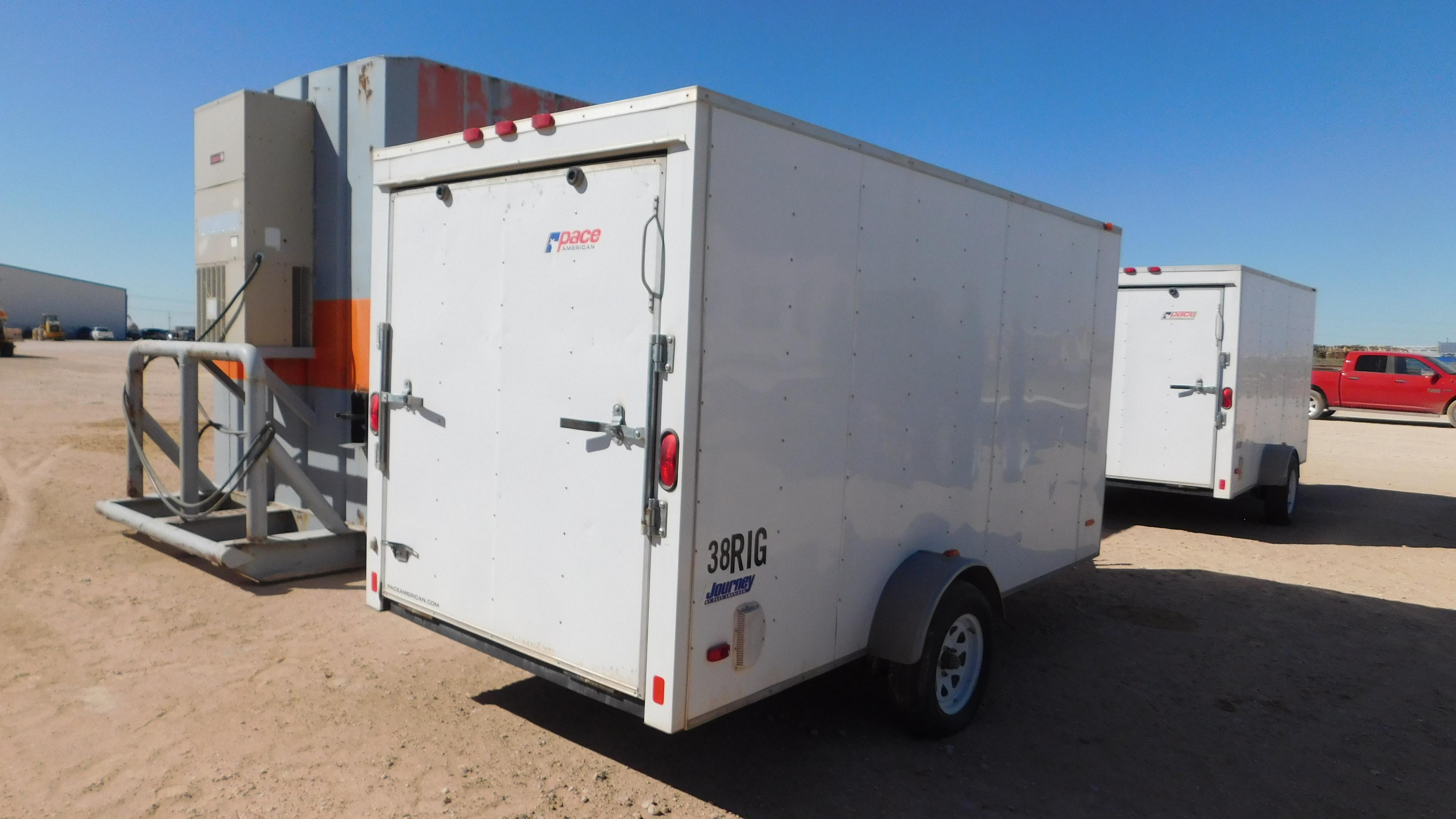 (X) (38678) (9645) 2011 PACE AMERICAN JOURNEY S/A CARGO TRAILER, VIN- 53PFB