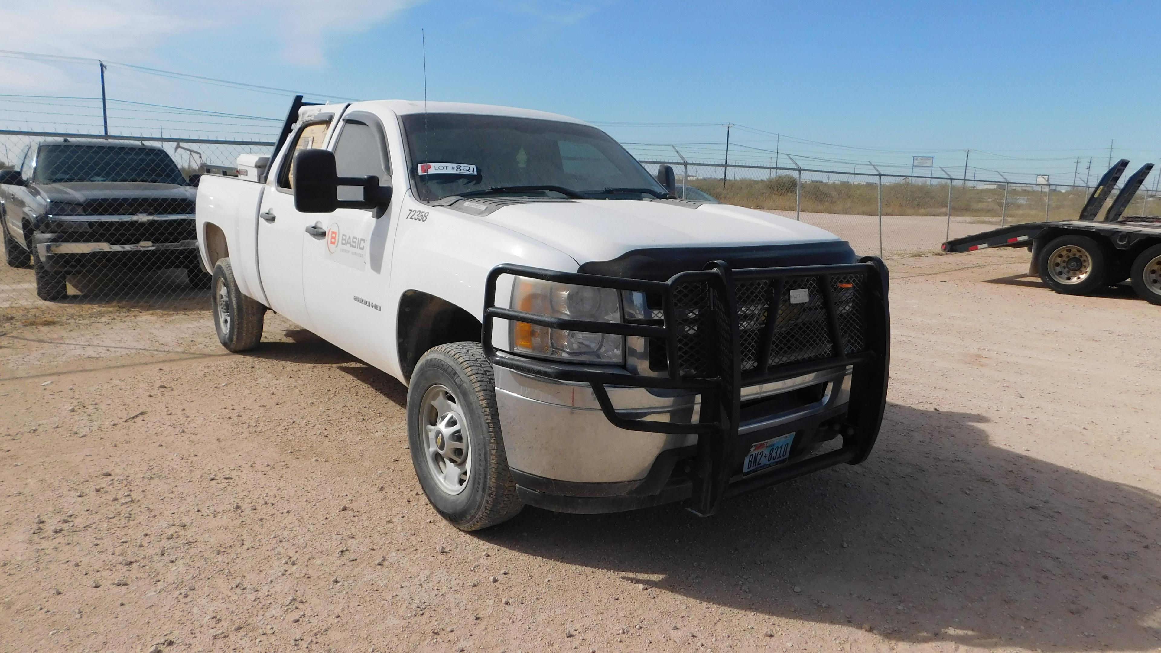 (X) (72358) (9649) 2011 CHEVROLET 2500 HD 4-DOOR SWD PICKUP, VIN- 1GC1CVCG3